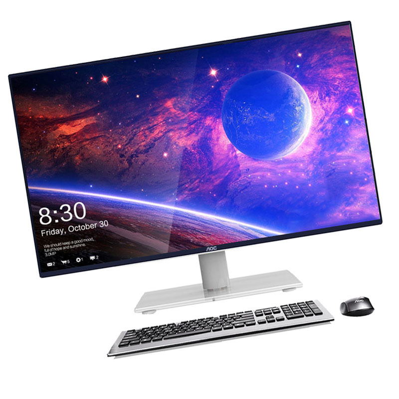 冠捷(AOC) 723商用办公24寸一体机电脑( i5-9400 8G 1T +240G )