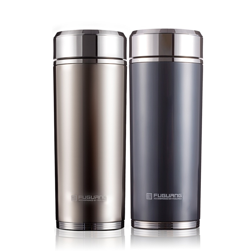 富光(fga)保温杯不锈钢保温水杯男女士礼盒装泡茶杯子车载刻字定制 闪