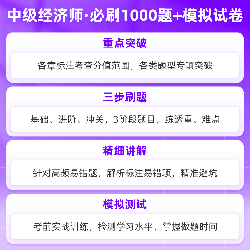 中级经济师[人力资源管理专业知识和实务]必刷题+试卷 [正版]中级经济师2024年新版题库考试用书历年真题零基础必刷10高清大图