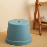 家时光简约塑料小凳子家用加厚浴室洗澡矮凳茶几换鞋凳幼儿园活动小板凳