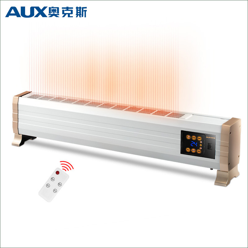 奥克斯（AUX）踢脚线取暖器暖风机电暖气家用卧室变频恒温节能浴室防水暖气片电暖器 NTJX-T180AR