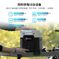 EcoFlow户外移动电源应急露营车载220v便携大功率DELTA MAX+160w太阳能板×3