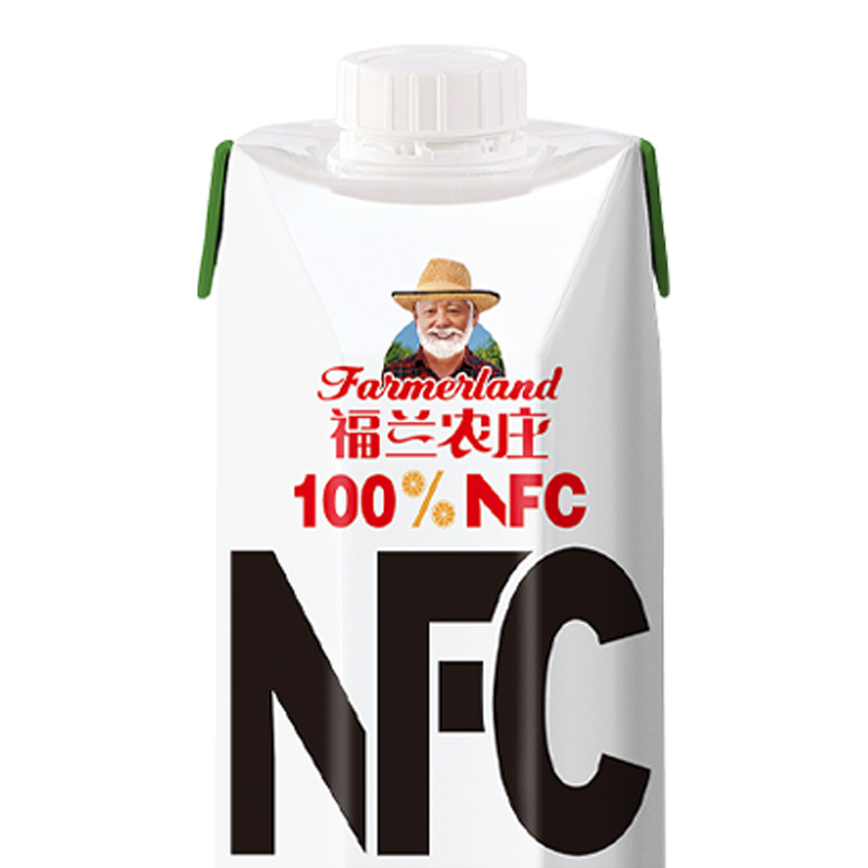 福兰农庄 NFC苹果汁 1L 瓶高清大图