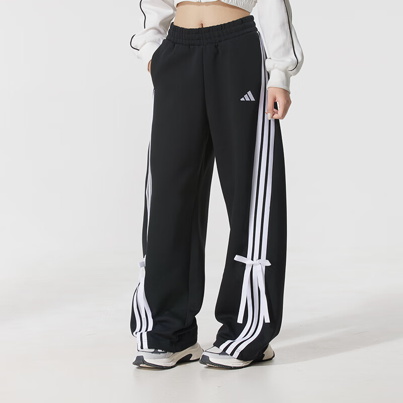 阿迪达斯 （adidas）女裤新款百搭时尚运动休闲针织长裤KG3855 ZP高清大图