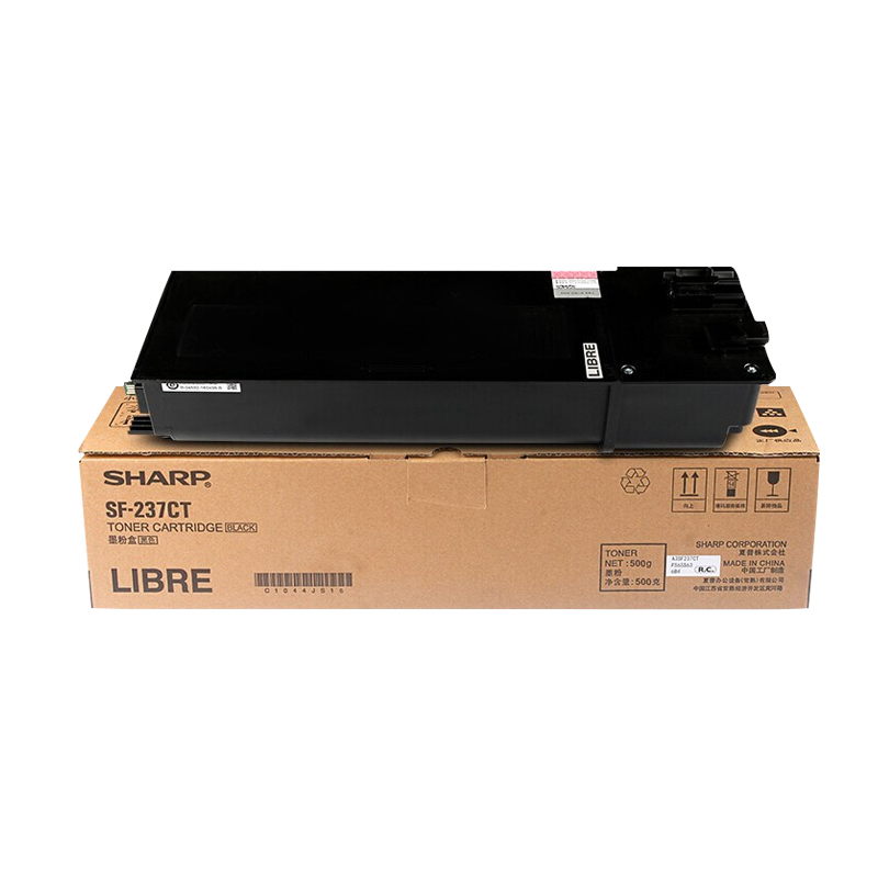 夏普（SHARP）SF-237CT 大容量黑色墨粉碳粉 (适用SF-S201S/201N/261N机型) 约16000页高清大图