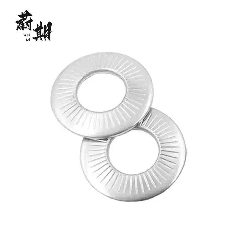 蔚期 不锈钢竖纹法式锁紧垫圈 M16*32*2.8 个高清大图