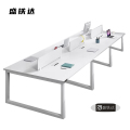 盛铁达 办公桌带线槽 4000*1200*750mm STD-XTBG12 张