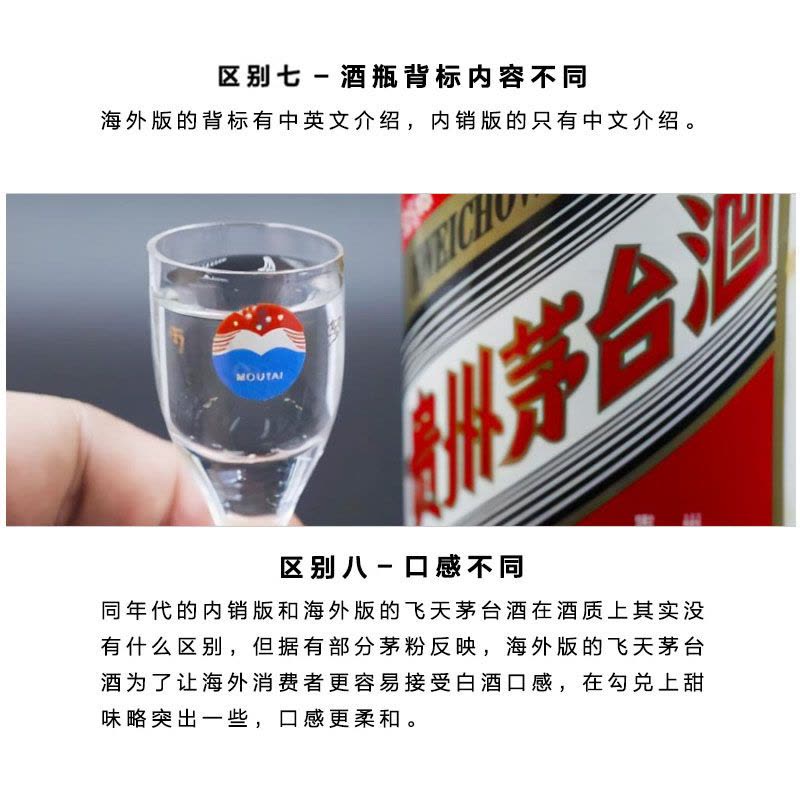 茅台/MOUTAI 2021年 贵州飞天茅台 53度 酱香型白酒 海外版 500ml*2瓶送礼袋图片