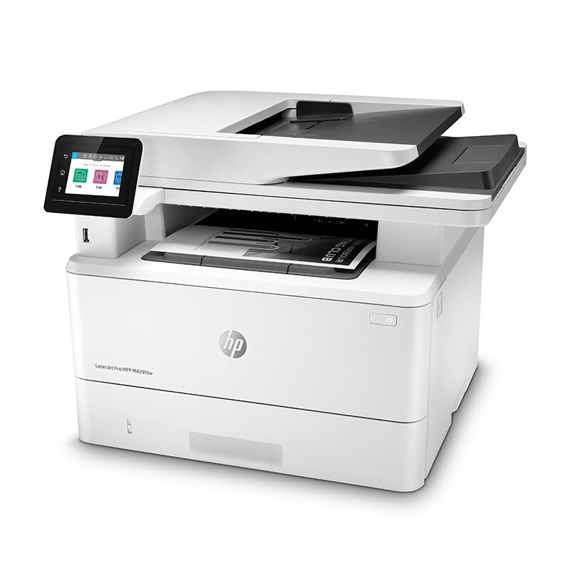 惠普HP LaserJet Pro MFP M429dw 黑白激光一体机打印复印扫描自动双面无线手机家用学生办公惠普打印复印一体机自动双面打印一体机标配