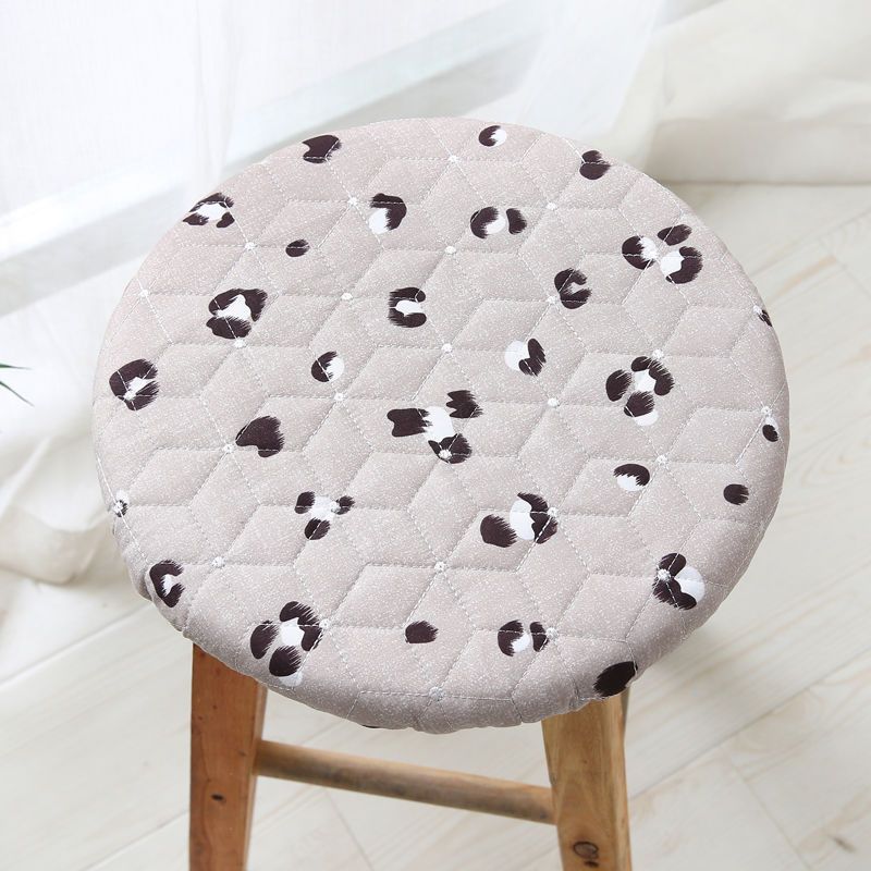 毛绒面双层加厚座套圆凳子坐垫饭店餐厅圆形凳子套加厚小圆凳子垫视频