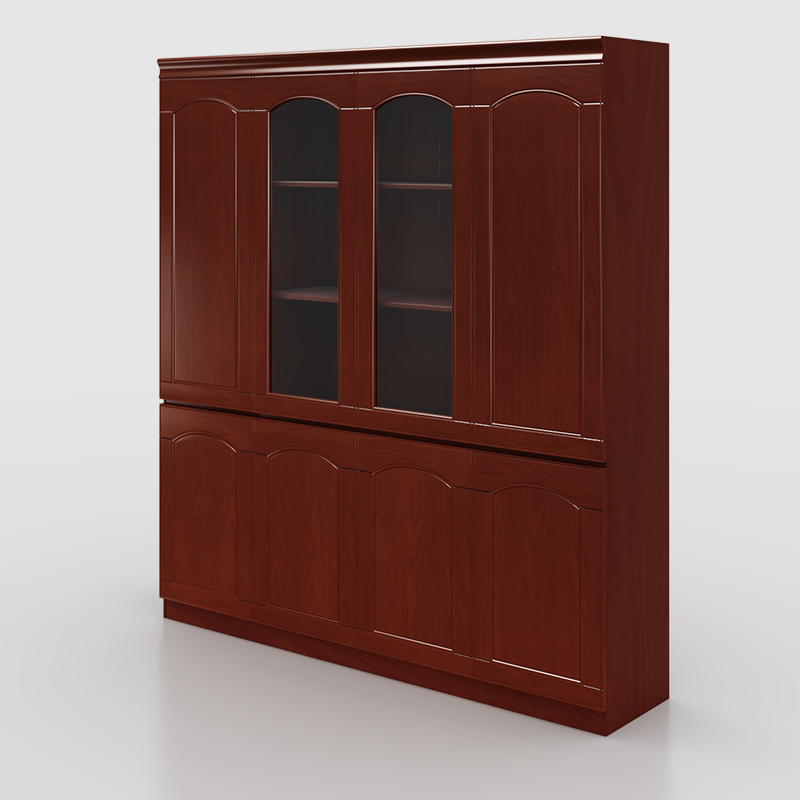 臻远ZY-YGB-05 文件柜油漆贴木皮资料柜书柜高清大图