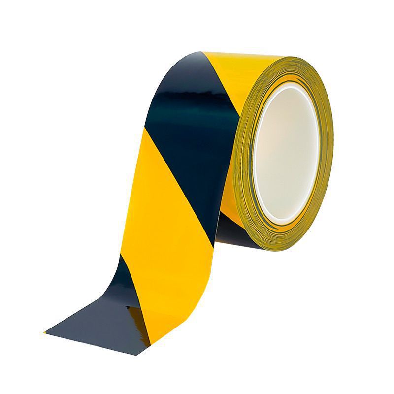 老计胶带 胶带 反光黑黄100mm*30m 卷 胶粘高清大图