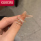 KAMIXIWA珍珠戒指女时尚个性ins小众设计轻奢简约精致两件套指环开口气质