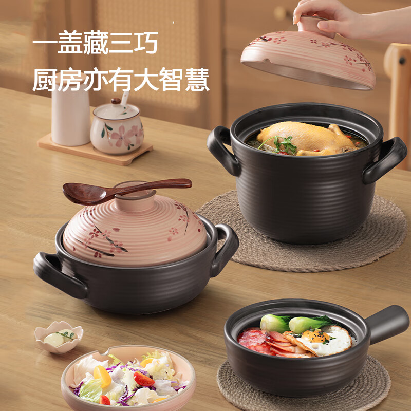 苏泊尔(SUPOR)家用聚能速热加厚养生煲汤陶瓷煲 4.5L TB45T1高清大图
