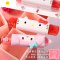 喻娄hello kitty修正带带芯点点胶改正带可爱少女心学生用修改带网红实惠装日系文具涂改带大容量 粉色[1卡]