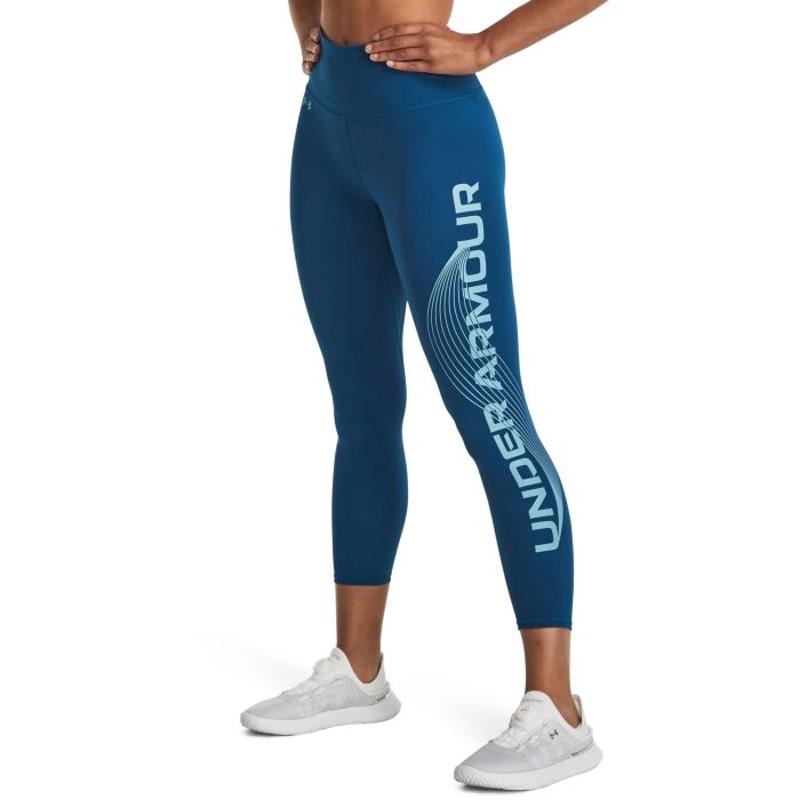 Under Armour高弹力收腰运动裤女款轻便舒适健身跑步休闲裤高清大图