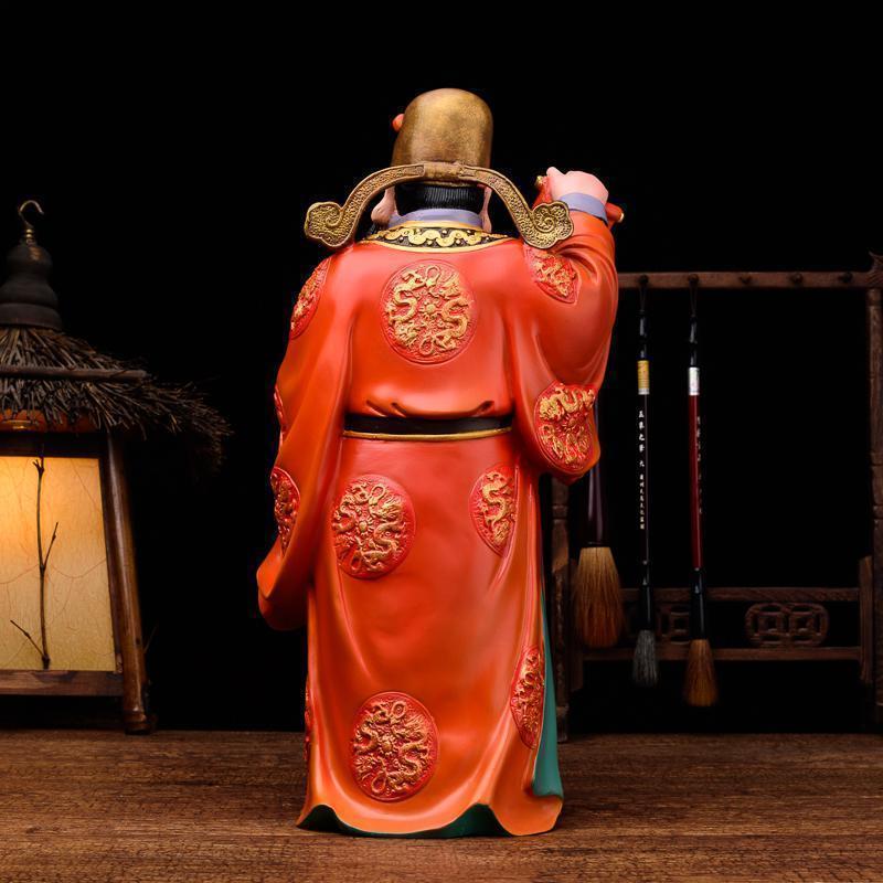 财神爷佛像 纯铜财神爷文财神家用供奉桌摆件_456_952