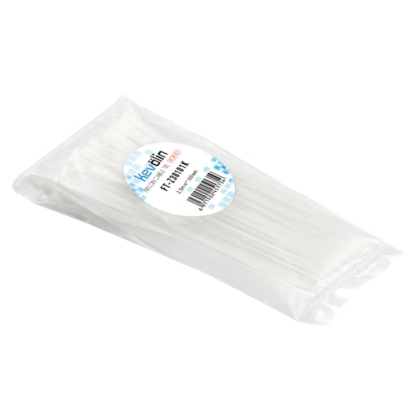 柯菲林(Kevolin)FT-Z30101K 国标3*100自锁式尼龙扎带理线带 (1000根/包)