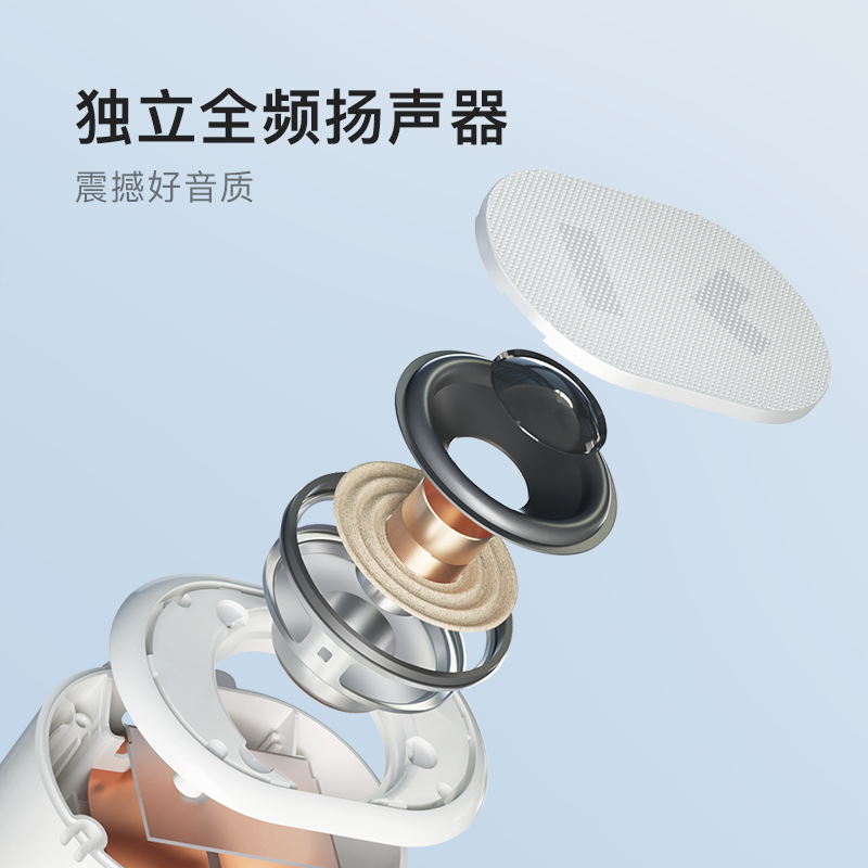 小度 智能音箱随身版 百度AI语音遥控蓝牙音箱内置电池手机wifi无线网络电台小杜便携轻巧迷你音响 能说会唱 轻巧随行