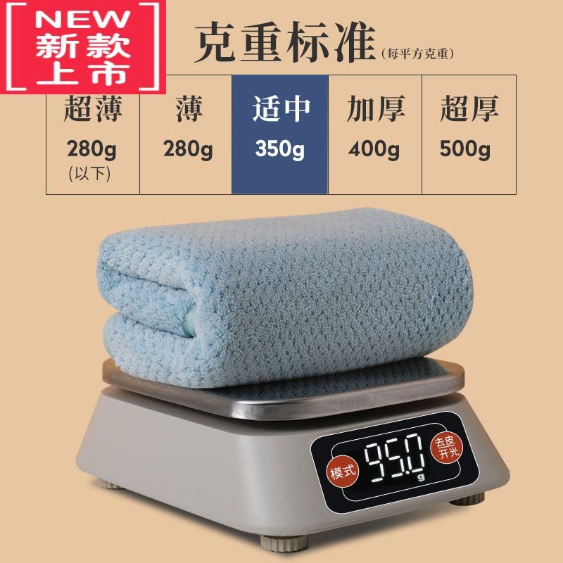可莉允夏季洗脸毛巾男士专用家用女生擦头发比吸水加厚儿童洗脸面巾图片