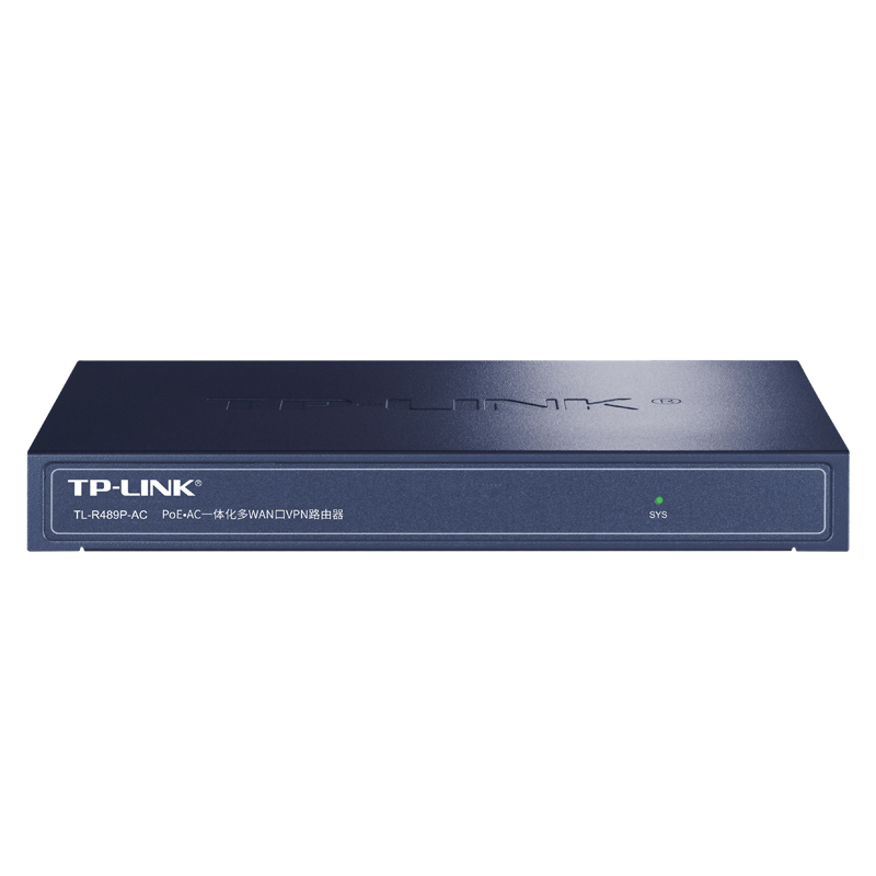 TP-LINK普联多WAN口一体路由器8口标准POE供电AC管理器微信认证 TL-R489P-AC 八口百兆