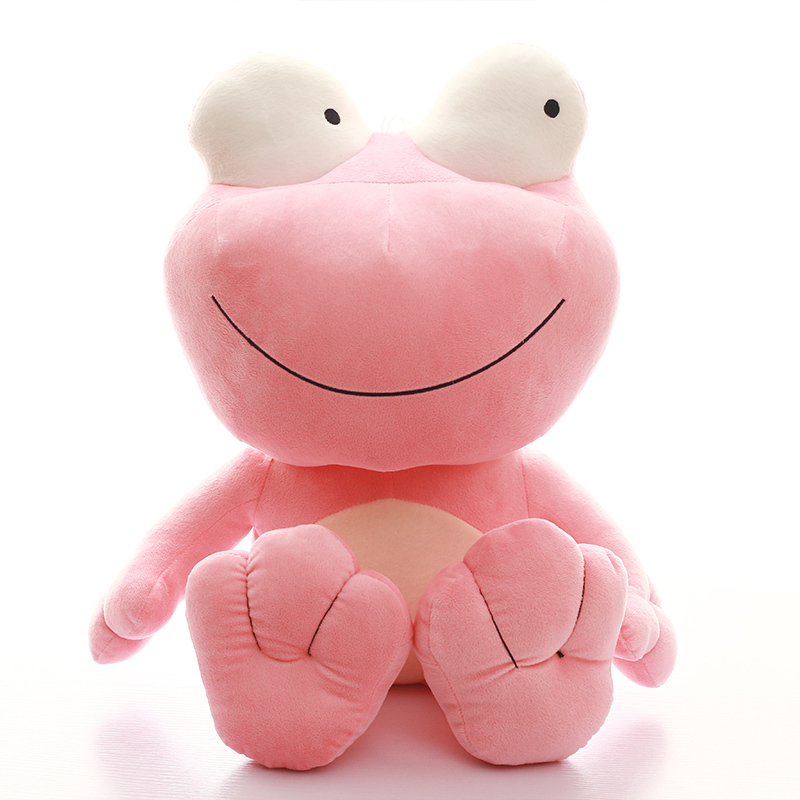 大号大眼青蛙绿色蛙公仔毛绒玩具玩偶娃娃布偶睡觉抱枕圣诞女