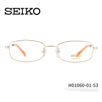 Seiko精工眼镜架女近视眼镜框超小椭圆脸时尚纯钛全框眼镜H01060