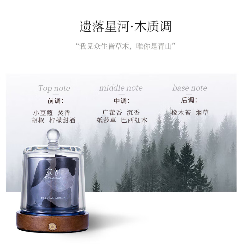 宋朝玲珑杯香薰扩香石香氛卧室持久留香精致伴手礼 遗落星河20ml高清大图