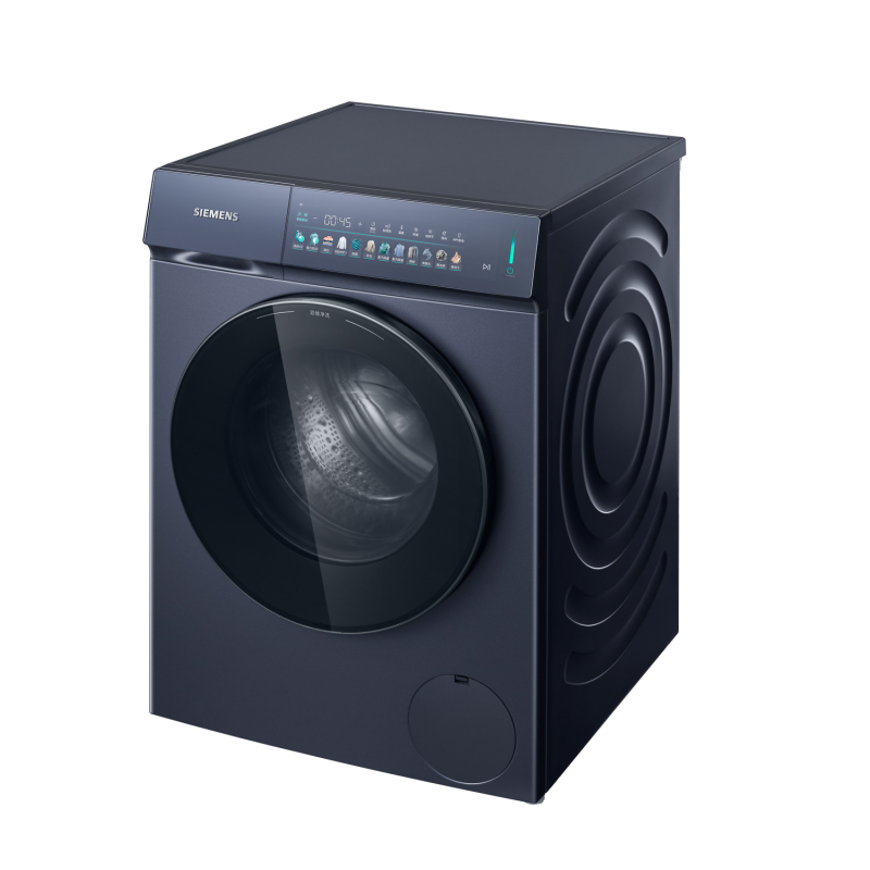 西门子小幸熨洗干一体机WN54K7G10W 湖蕴蓝 蒸汽除皱 深层净洗高清大图