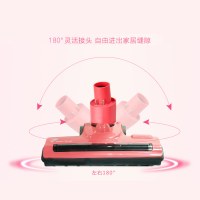 莱克吉米(JIMMY)吸尘器 VC-SD101W粉色 无线大吸力 家用超静音