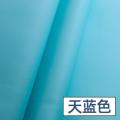 皮革面料软包沙发布料小荔枝汽车内饰皮子防水仿皮料人造革pu皮_659 天蓝色