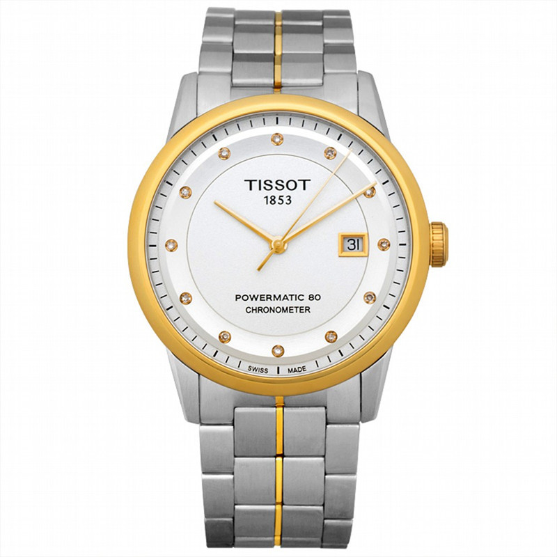 官方正品天梭tissot瑞士手表豪致系列80小时长动能储存自动机械表男t