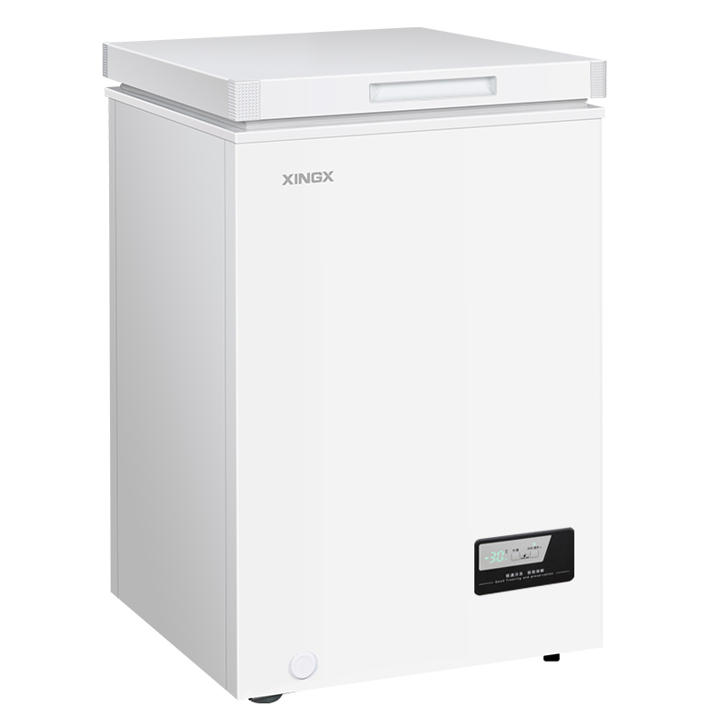 星星冰柜家用小型冷藏冷冻两用商用冷冻柜大容量减霜节能冷冻柜BD/BC-100DE高清大图
