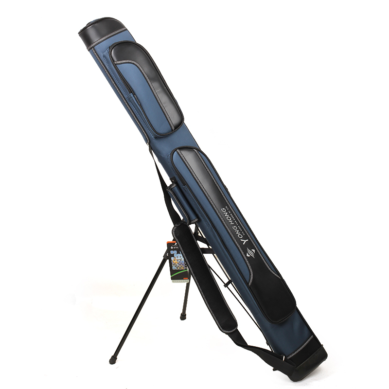 钓鱼包125米防水耐磨双层硬壳渔具包竿杆包支架包鱼包钓鱼用品