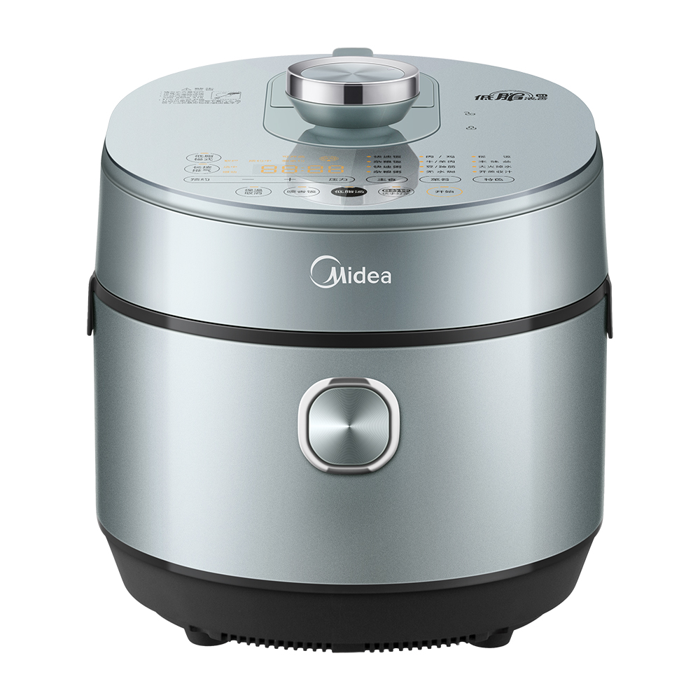 美的(Midea)0涂层IH电压力锅家用5L双胆多功能祛脂压力锅煮饭煲汤炖肉炖焖一键排压智能高压锅 MY-S580F