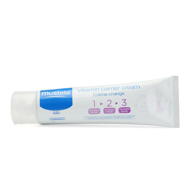妙思乐(Mustela)贝贝护臀霜100ml 婴儿护臀膏 保护舒缓隔离三效合一 氧化锌成分形成透气保护层 法国进口