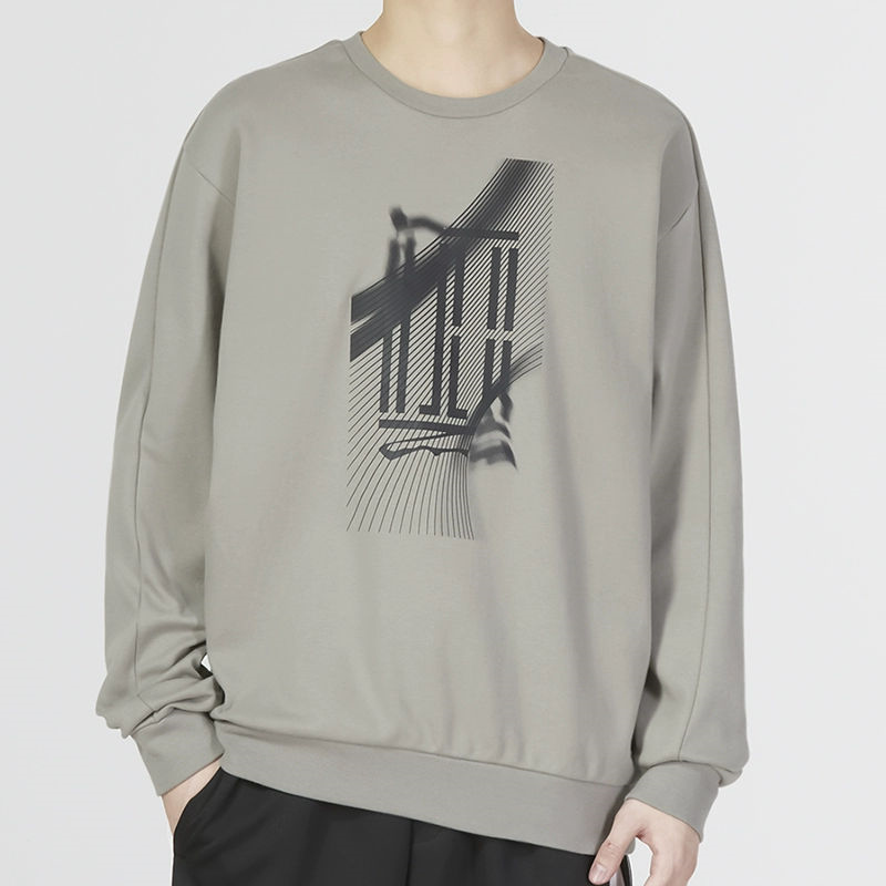 adidas/阿迪达斯圆领男运动休闲针织卫衣套头衫 IA8186 C
