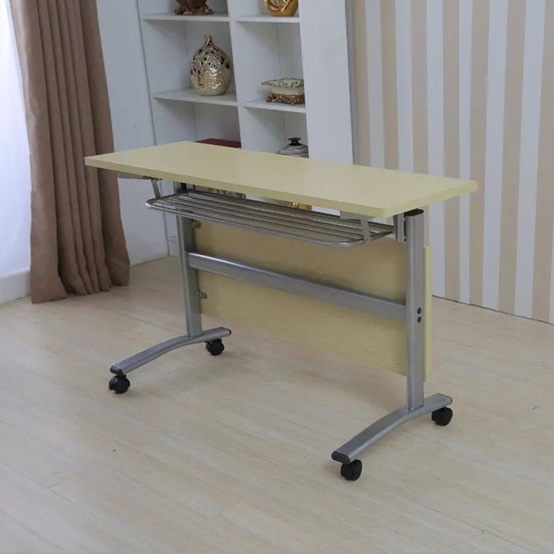 正鹏定制培训桌移动滑轮折叠桌翻板桌侧翻桌1400*400*750MM (含面板挡板) SHRF 31152