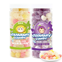 2瓶装碧源清维生素C钙锌果汁软糖补充VC钙锌VC360g