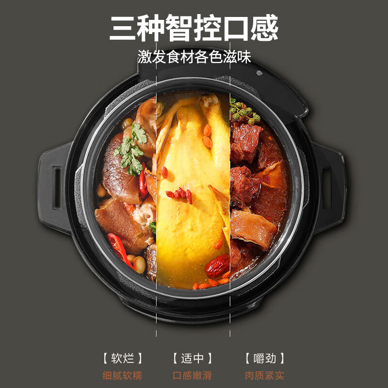 荣事达(Royalstar)电压力锅 YDG50-100A257 电饭煲一键排气家用电高压锅电饭锅 多功能预约定时5L高清大图