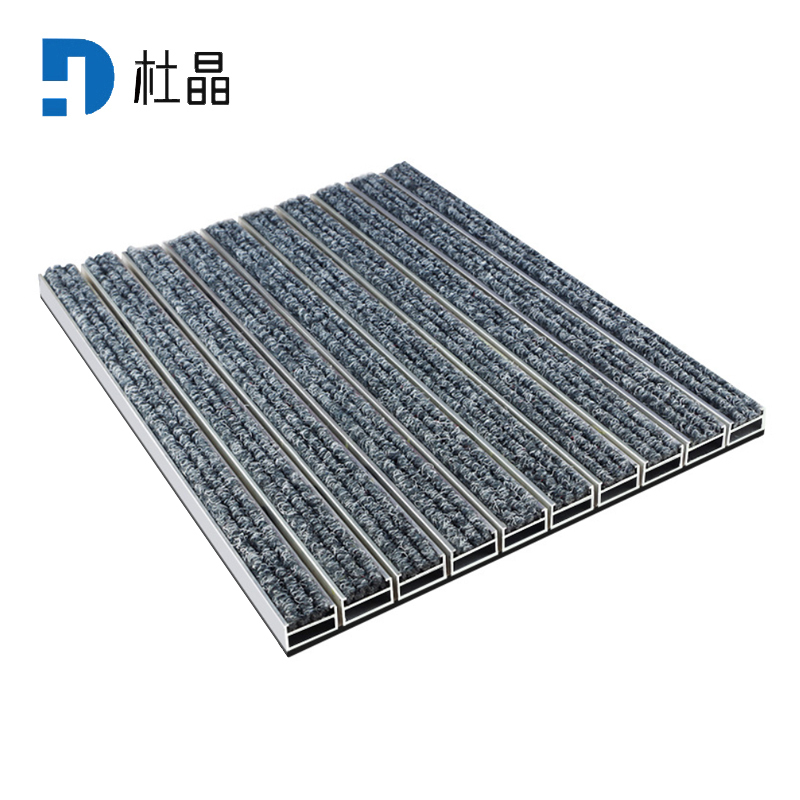 杜晶 DJ-DD-1025 防污防滑静音不位移 嵌入式铝合金地板垫 1.2米宽壁厚1mm 灰色