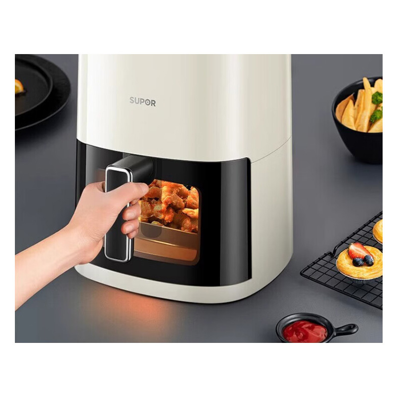苏泊尔(SUPOR)空气炸锅家用大容量智能控温全景可视多功能电炸锅蒸汽嫩炸薯条机 KD60D79 6L高清大图