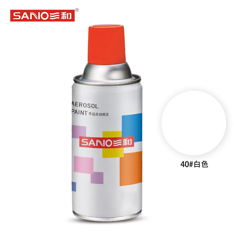 三和(SANO)普通自喷漆 工业防腐汽车轮毂改色划痕修复手喷漆 350ml 1瓶 (2瓶起订)