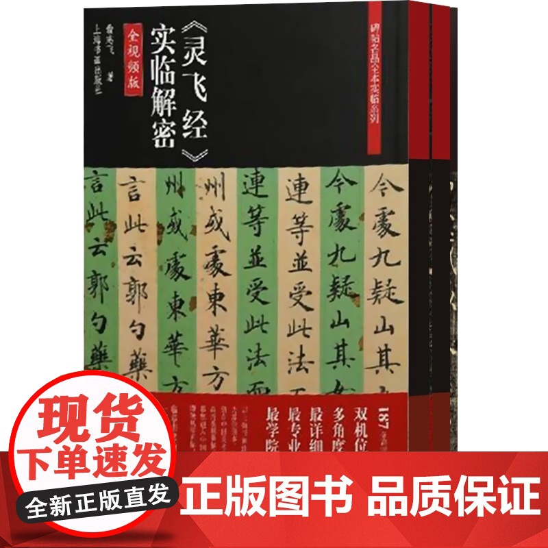 碑帖名品全本实临系列 褚遂良雁塔圣教序实临解密 灵飞经实临解密 李阳冰三坟记实临解密 书法碑帖 篆刻碑帖 字帖 上海书画高清大图