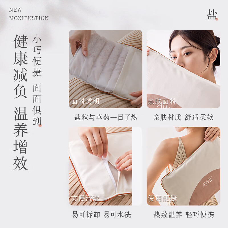 艾修堂 藏青盐热敷袋AI-Z1mini高清大图