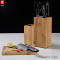 双立人(ZWILLING)炫银简版一帆风顺刀具5件套装菜刀多用刀蔬菜刀剪刀套装