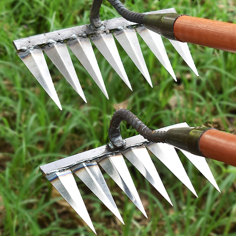 古达钉耙锄头除草耙子翻地松土小挖地铁耙子六齿农用农具园艺筢子报价 参数 图片 视频 怎么样 问答 苏宁易购