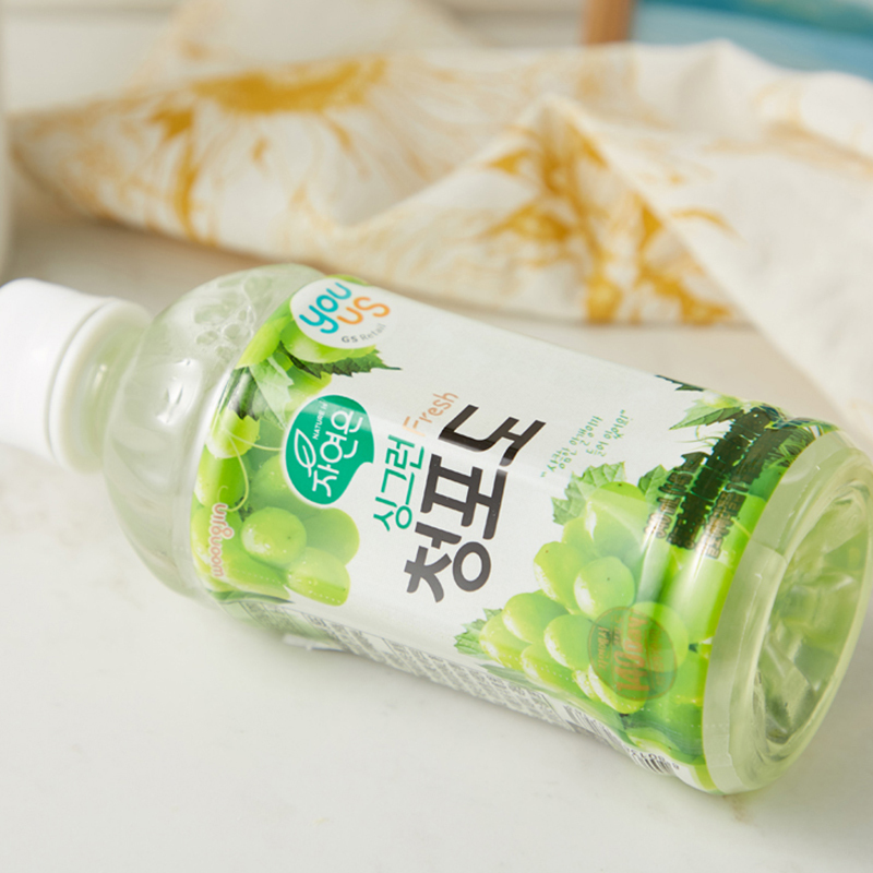 韩国友施 进口果汁饮料 葡萄味网红饮料340ml*6瓶装