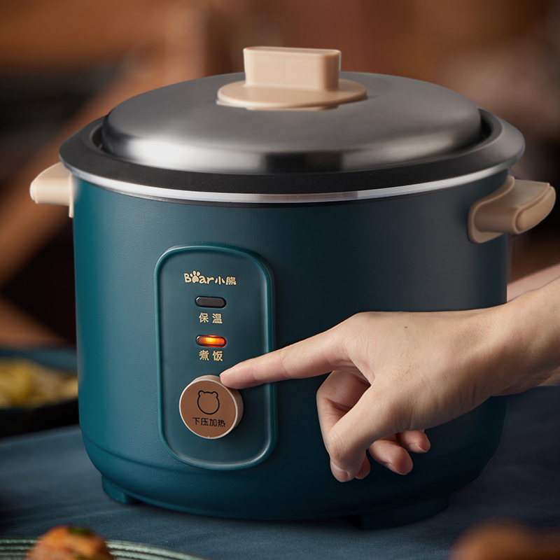 小熊bear电饭煲电饭锅多功能家用4升迷你米饭锅蒸饭器配蒸笼14人dfbq
