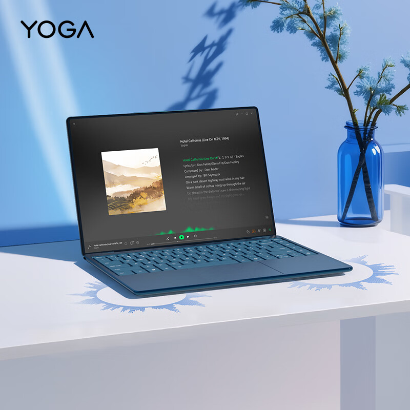 联想(Lenovo)YOGA Air X AI元启轻薄本2025 4K触控屏轻薄笔记本电脑 2代酷睿Ultra7-258V 32G 1T 2.8K 高刷触控OLED 雾海蓝高清大图
